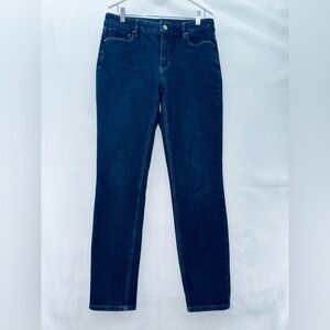 White House Black Market WHBM Skinny Ankle Jeans Stretch size 8 High Rise